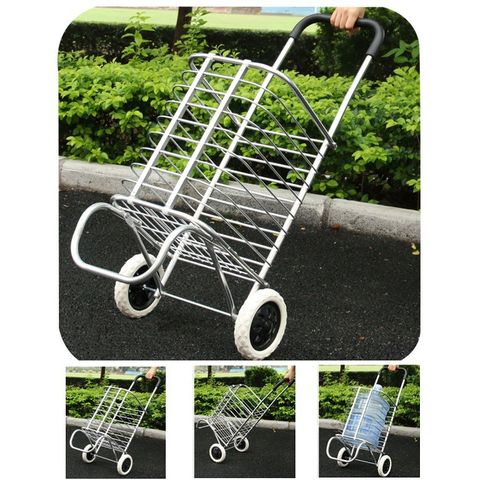 Xe Kéo Đi Chợ Cao Cấp Hợp Kim Nhôm Siêu Nhẹ HomeStar 601 - Tải Trọng 50kg, Dễ Dàng Di Chuyển, Gấp Gọn, Bền Bỉ