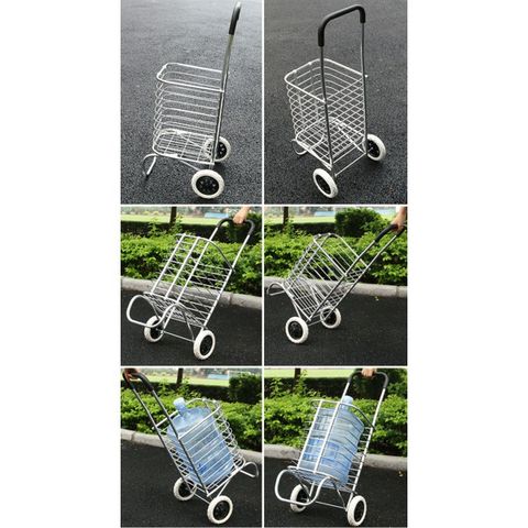 Xe Kéo Đi Chợ Cao Cấp Hợp Kim Nhôm Siêu Nhẹ HomeStar 601 - Tải Trọng 50kg, Dễ Dàng Di Chuyển, Gấp Gọn, Bền Bỉ