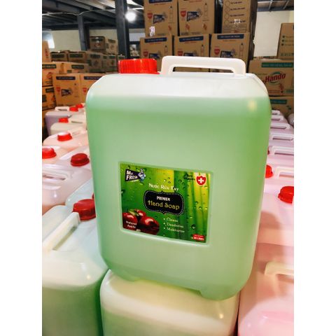 Nước Rửa Tay Khử Mùi Mr.Fresh 20L Hương Táo - Kháng Khuẩn, Làm Sạch Tay Mềm Mại, Giao 2 Can 10L