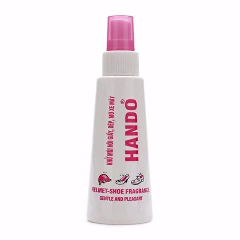 Bộ 3 Chai Xịt Khử Mùi Hôi Giày Dép Mũ Bảo Hiểm Hando 120Ml - Khử Mùi, Diệt Khuẩn, Hương Thơm Tự Nhiên, Dùng Tiện Lợi
