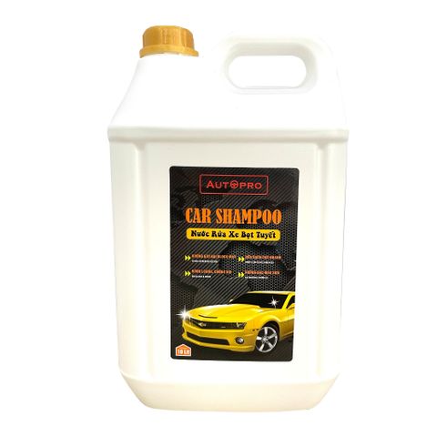 Nước Rửa Xe Bọt Tuyết Car Shampoo Autopro 5L - Tẩy Sạch Bóng Loáng, Bảo Vệ Màu Sơn Ô Tô, Chống Bám Bụi