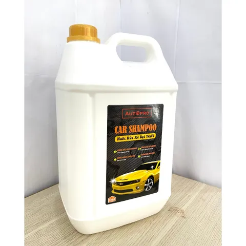 Nước Rửa Xe Bọt Tuyết Car Shampoo Autopro 5L - Tẩy Sạch Bóng Loáng, Bảo Vệ Màu Sơn Ô Tô, Chống Bám Bụi