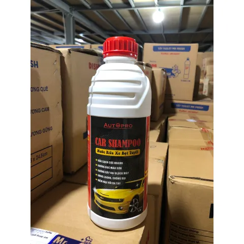 Nước Rửa Xe Bọt Tuyết Car Shampoo Autopro 5L - Tẩy Sạch Bóng Loáng, Bảo Vệ Màu Sơn Ô Tô, Chống Bám Bụi