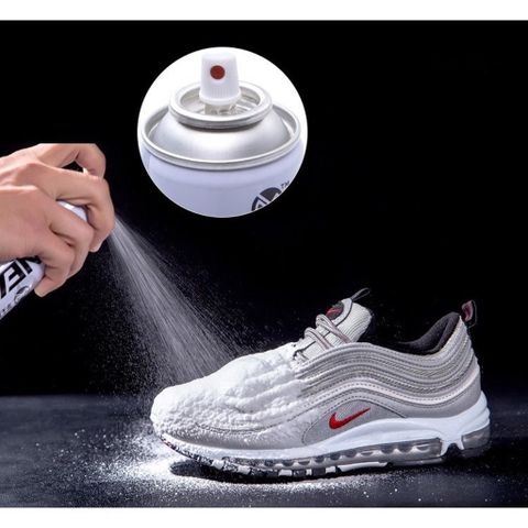 Chai Xịt Bọt Vệ Sinh Giày Sneaker 300ML - Dung Dịch Tẩy Rửa Nhanh Chóng, An Toàn, Không Cần Rửa Lại, Thích Hợp Với Nhiều Chất Liệu