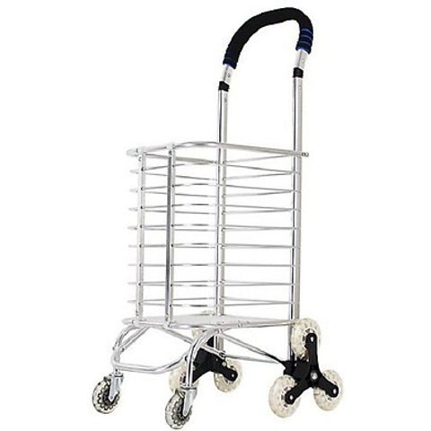 Xe Kéo Đi Chợ 3 Bánh Leo Cầu Thang Cao Cấp 801 - Hợp Kim Nhôm Siêu Nhẹ, Thiết Kế Bánh Xoay 360 Độ, Dễ Dàng Di Chuyển