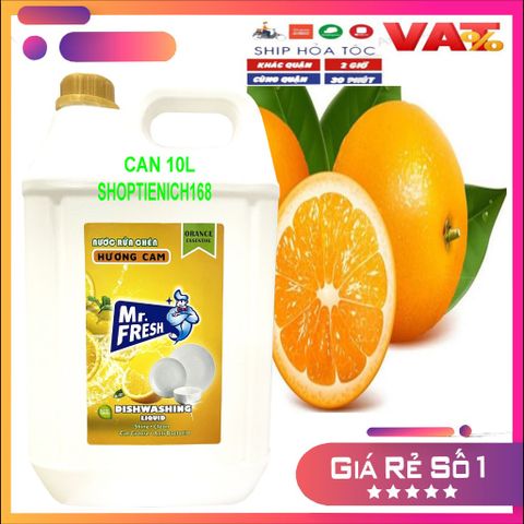 Nước Rửa Bát Siêu Đậm Đặc Mr Fresh 20L Hương Quế - An Toàn, Kháng Khuẩn, Tiết Kiệm Thời Gian, Dễ Dàng Sạch Bóng