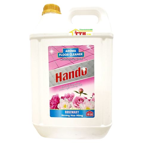 Nước thơm lau sàn Hando 10L - Chiết xuất thiên nhiên, diệt khuẩn an toàn cho gia đình và nhà hàng, khách sạn