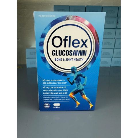 Viên uống OFLEX GLUCOSAMIN 60 viên - Bổ sung chất dinh dưỡng cho khớp, giảm đau mỏi, hỗ trợ sức khỏe xương khớp hiệu quả