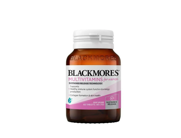 Viên Uống Vitamin Tổng Hợp Blackmores Dành Cho Phụ Nữ 60 Viên - Hỗ Trợ Sức Khỏe, Năng Lượng, Sắc Đẹp - Xuất Xứ Úc