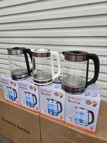 Ấm Siêu Tốc Shrap Thuỷ Tinh B-127 Electric Kettle Dung Tích 3L