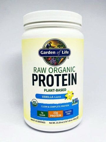 Bột Protein Thực Vật Hữu Cơ Garden Of Life Raw Organic Protein Vanilla 660g - Giàu Dinh Dưỡng, Lý Tưởng Cho Người Tập Gym