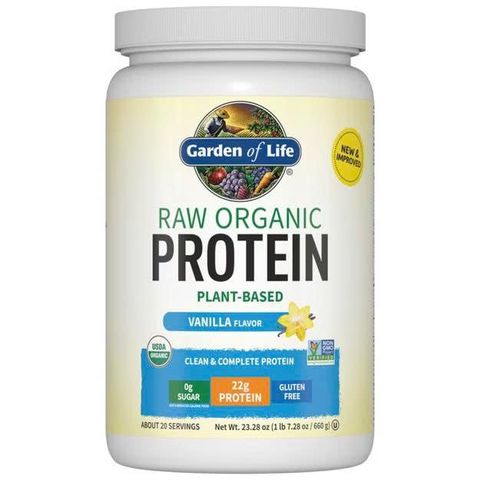 Bột Protein Thực Vật Hữu Cơ Garden Of Life Raw Organic Protein Vanilla 660g - Giàu Dinh Dưỡng, Lý Tưởng Cho Người Tập Gym