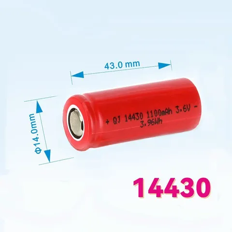 Pin Lithium 14430 3.6V 1100mAh - Dùng cho Tông Đơ, Máy Cạo Râu, Bàn Chải Đánh Răng và Nhiều Thiết Bị Điện Tử Khác