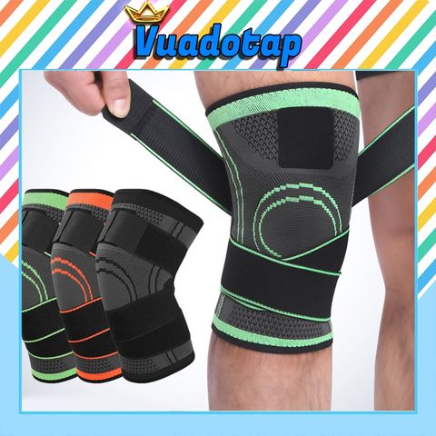 Băng Quấn Gối Aolikes A-7720 - Đai Bảo Vệ Đầu Gối Thể Thao, Tập Gym, Cầu Lông, Giúp Giảm Chấn Thương, Độ Co Giãn Cao, Thoáng Khí