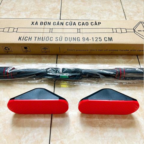 Xà Đơn Treo Tường Gắn Cửa Cao Cấp Chính Hãng - Chốt Chống Xoay & Thước Cân Bằng, Tải Trọng Tối Đa 200KG