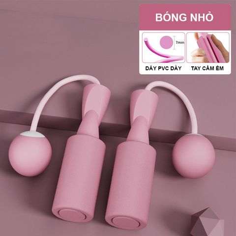 Dây Nhảy Không Dây Lõi Thép Đếm Số - Dây Nhảy Tập Gym, Boxing, Giảm Cân Tại Nhà, Thiết Kế Nhẹ và Nghe Nhanh