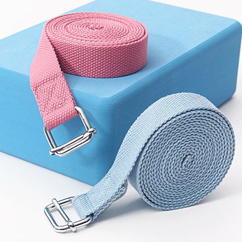 Dây Tập Yoga Cotton Bền, Đẹp 1m8 x3,8cm - Hỗ Trợ Tập Tư Thế Yoga Cơ Bản Đến Nâng Cao, Nhiều Màu Sắc ấn Tượng