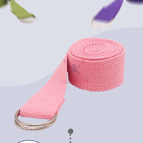 Dây Tập Yoga Cotton Bền, Đẹp 1m8 x3,8cm - Hỗ Trợ Tập Tư Thế Yoga Cơ Bản Đến Nâng Cao, Nhiều Màu Sắc ấn Tượng