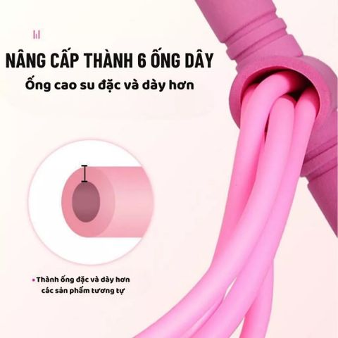 Dây Kéo Kháng Lực Tập Bụng 6 Ống - Dụng Cụ Tập Thể Dục Tại Nhà - Hỗ Trợ Phục Hồi Chức Năng và Giảm Đau Cổ, Cột Sống