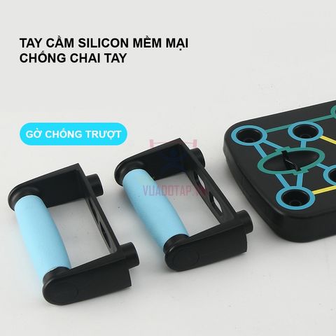 Dụng Cụ Tập Hít Đất Chống Đẩy Đa Năng 12 Trong 1 - Bộ Khung Tập Gym Tại Nhà Cho Cơ Ngực, Cơ Tay, Cơ Vai, Bền Đẹp Và Tiện Lợi