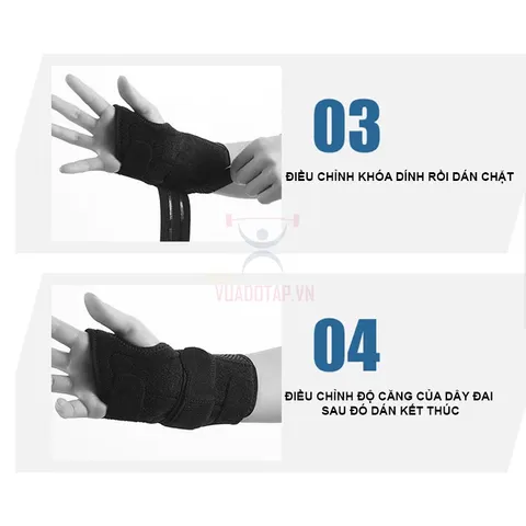Đai Nẹp Cố Định Khớp Cổ Tay AOLIKES A1672 - Hỗ Trợ Người Bị Chấn Thương Bong Gân, Thiết Kế Thoáng Khí, Tập Luyện An Toàn