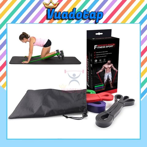 Dây Kháng Lực Powerband Aolikes 2,08m - Hỗ Trợ Tập Gym, Yoga Toàn Thân, Phát Triển Cơ Bắp, Đánh Bay Mỡ Thừa
