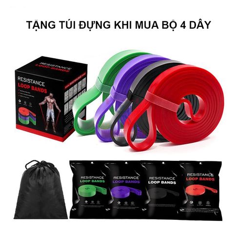 Dây Kháng Lực Powerband Aolikes 2,08m - Hỗ Trợ Tập Gym, Yoga Toàn Thân, Phát Triển Cơ Bắp, Đánh Bay Mỡ Thừa