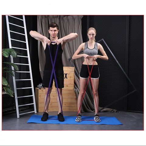 Dây Kháng Lực Powerband Aolikes 2,08m - Hỗ Trợ Tập Gym, Yoga Toàn Thân, Phát Triển Cơ Bắp, Đánh Bay Mỡ Thừa
