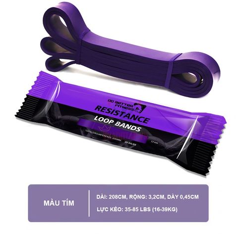 Dây Kháng Lực Powerband Aolikes 2,08m - Hỗ Trợ Tập Gym, Yoga Toàn Thân, Phát Triển Cơ Bắp, Đánh Bay Mỡ Thừa