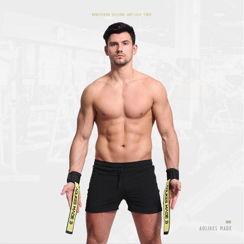 Dây Kéo Lưng Cao Cấp Silicon Chống Trượt AOLIKES A7633 - Dây Tập Gym Hỗ Trợ Tập Thể Hình, Phụ Kiện Thể Thao Chất Lượng