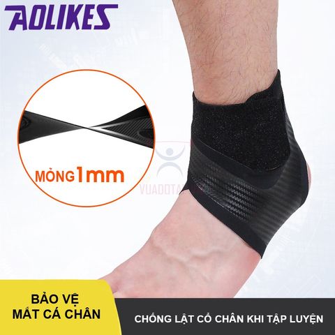 Đai Bảo Vệ Cổ Chân Aolikes A7130 - Băng Cuốn Giúp Hỗ Trợ Mắt Cá, Cổ Chân, Thể Thao An Toàn, Chính Hãng Cao Cấp