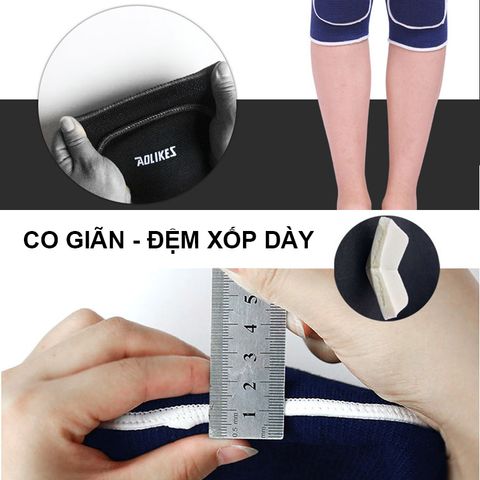 Đai Bảo Vệ Đầu Gối Có Đệm Aolikes A0219 - Bó Gối Thể Thao Chính Hãng Cho Nữ - Giúp Bảo Vệ Khi Tập Luyện Thể Dục