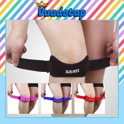 Đai Bảo Vệ Đầu Gối AOLIKES A-7919 - Đệm Giảm Đau Khớp Gối Thể Thao, Chống Va Chạm, Điều Chỉnh Kích Thước, Phù Hợp Mọi Môn Thể Thao