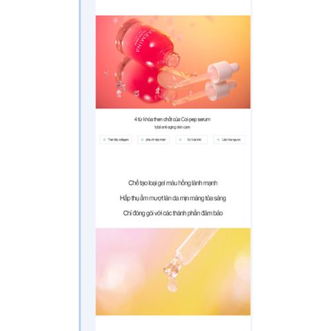 Serum tinh chất Collagen – Peptide Saemina Newland