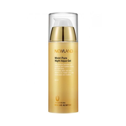 Gel dưỡng ẩm da ban đêm Moist Pure Night Aqua Gel Newland dành cho da mụn