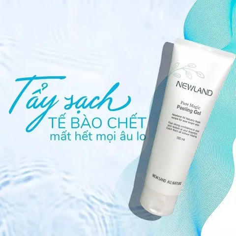 Gel Tẩy Tế Bào Chết NewLand Pure Magic Peeling - Chăm Sóc Da Mặt Sáng Mịn, Làm Sạch Kín Lỗ Chân Lông, Hàn Quốc 180ml