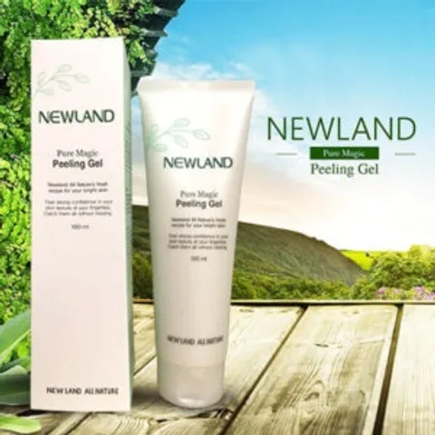 Gel Tẩy Tế Bào Chết NewLand Pure Magic Peeling - Chăm Sóc Da Mặt Sáng Mịn, Làm Sạch Kín Lỗ Chân Lông, Hàn Quốc 180ml