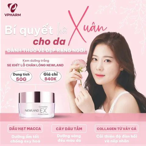 Kem Dưỡng Trắng Da Newland Corrective Ex Active Cream - Hỗ Trợ Dưỡng Trắng, Xóa Mờ Nếp Nhăn, Tươi Mát, Chăm Sóc Da Mặt Hàn Quốc 50g