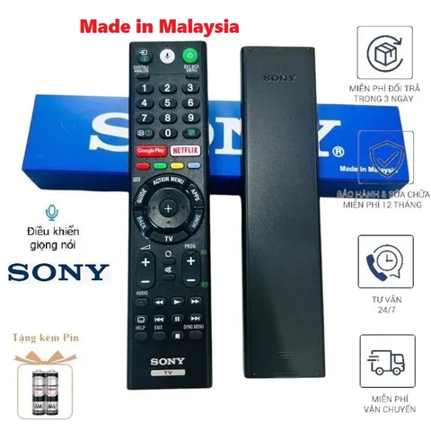 Điều Khiển Tivi Sony RM-TX310P 2015-2019 - Remote Giọng Nói Chính Hãng Malaysia, Tương Thích Tất Cả Smart TV Sony