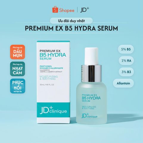 Serum Phục Hồi Dịu Da Premium Ex B5 JDClinique - Dưỡng ẩm, Làm sáng da cho da nhạy cảm, Mịn màng và trẻ trung