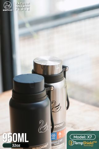 Bình Giữ Nhiệt 2GOOD Wide Mouth X7 950ml - Thép Không Gỉ Cao Cấp, Giữ Nóng Lạnh Tối Ưu, Thiết Kế Sang Trọng, Dễ Vệ Sinh