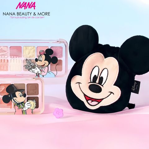 Bảng Phấn Mắt Clio Disney Pro Eye Palette Air Limited Edition 8g - Họa Tiết Micky, Chất Lượng Cao, Sắc Tố Phong Phú, Trang Điểm Độc Đáo