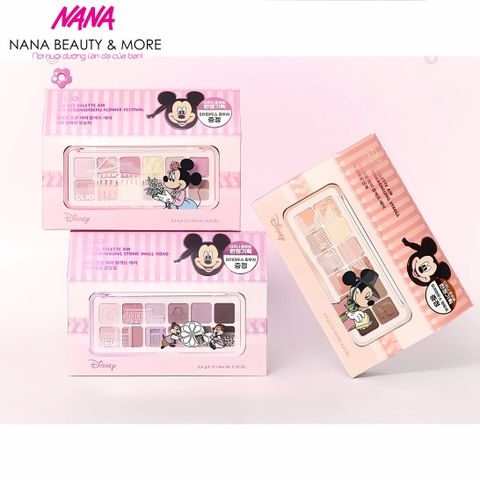 Bảng Phấn Mắt Clio Disney Pro Eye Palette Air Limited Edition 8g - Họa Tiết Micky, Chất Lượng Cao, Sắc Tố Phong Phú, Trang Điểm Độc Đáo