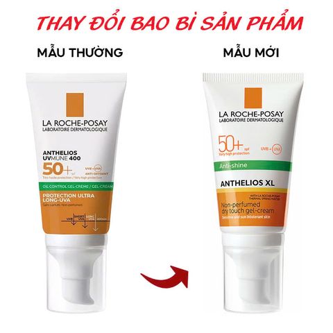 Kem Chống Nắng La Roche Posay Anthelios XL Dry Touch Gel Cream SPF 50+ Dành Cho Da Dầu 50mL - Kiểm Soát Nhờn, Không Bết Dính