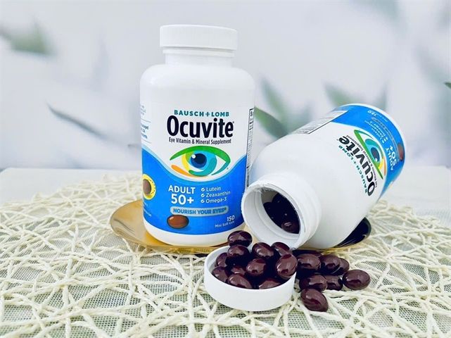 Viên Uống Bổ Mắt Ocuvite Eye Vitamin 50+ - Bausch & Lomb Bảo Vệ Sức Khỏe Đôi Mắt Cho Người Trên 50 Tuổi