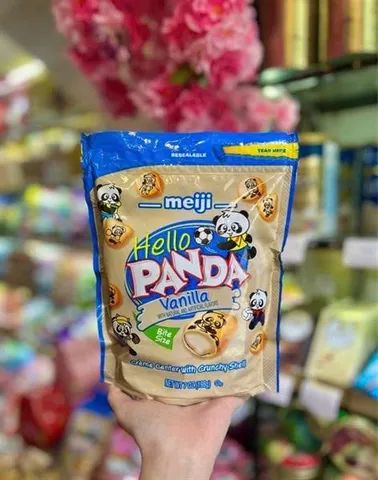 Bánh Hello Panda vị Vanilla 198g Mỹ - Snack Ngọt Ngào, Thích Hợp Cho Mọi Lứa Tuổi, Món Tráng Miệng Hoàn Hảo