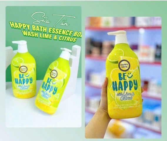 Sữa Tắm Happy Bath Be Happy 900ml - Sữa tắm cấp ẩm, làm sạch da tự nhiên, hương thơm nhẹ nhàng, sản phẩm chăm sóc da tuyệt vời từ Hàn Quốc