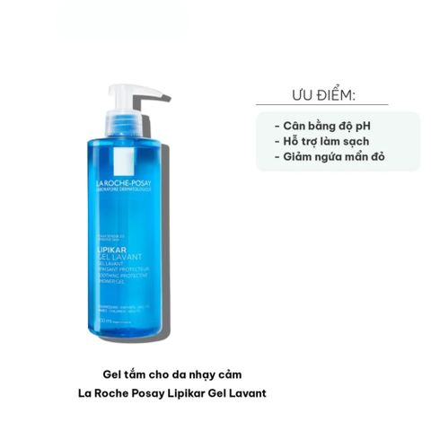 Sữa Tắm La Roche-Posay Lipikar 400ml - Gel Tắm Dịu Nhẹ Cho Da Nhạy Cảm, Giúp Làm Sạch và Bảo Vệ Da, An Toàn Cho Trẻ Em