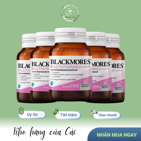 Viên uống Vitamin Tổng Hợp Blackmores cho Phụ Nữ 60 Viên – Bổ Sung Vitamin & Khoáng Chất Tăng Cường Sức Khỏe và Sắc Đẹp