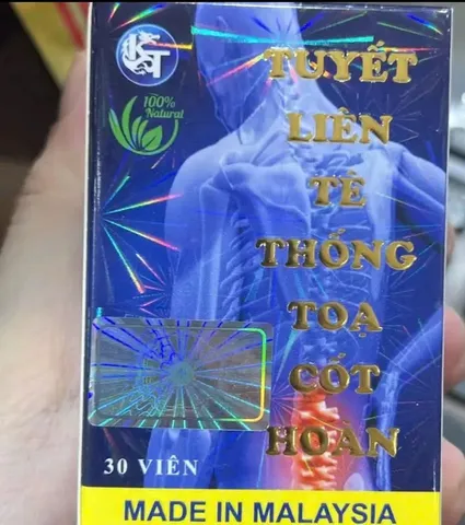 Viên uống Tuyết Liên Tê - Hỗ trợ xương khớp, giảm đau nhức, tăng cường sức khỏe 30 viên, Glucosamine tự nhiên